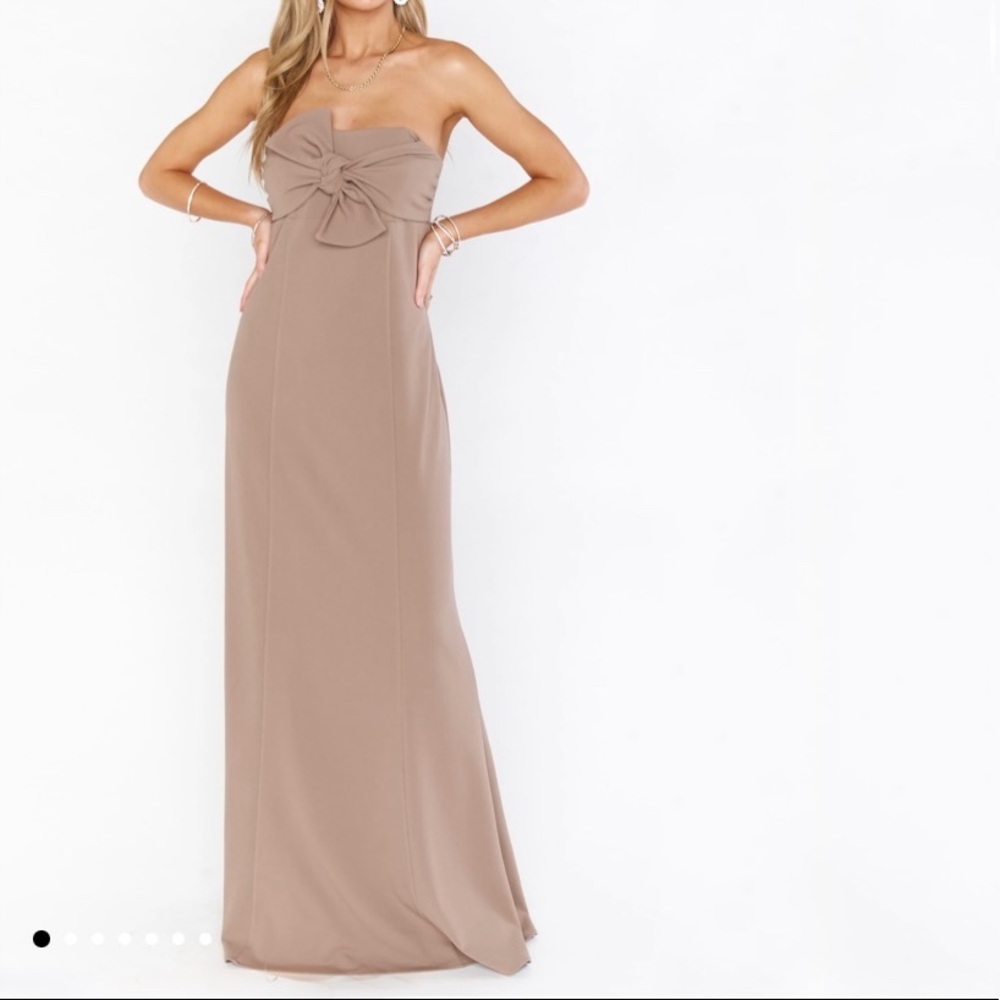 Show Me Your Mumu Dune Stretch Harper Gown Small